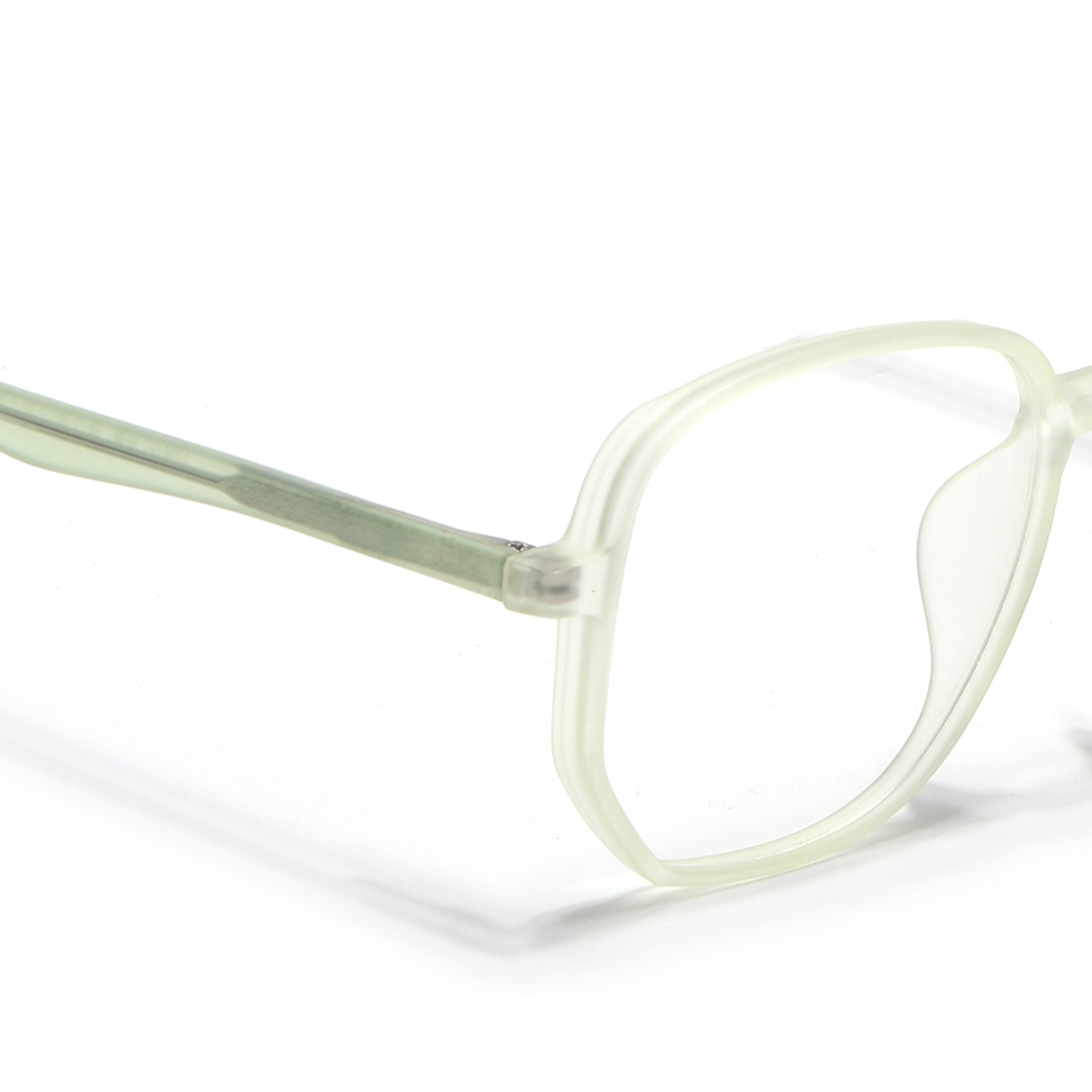 Voyage Transparent Yellow Geometric Eyeglasses for Men & Women (V42005MG4796-C4)