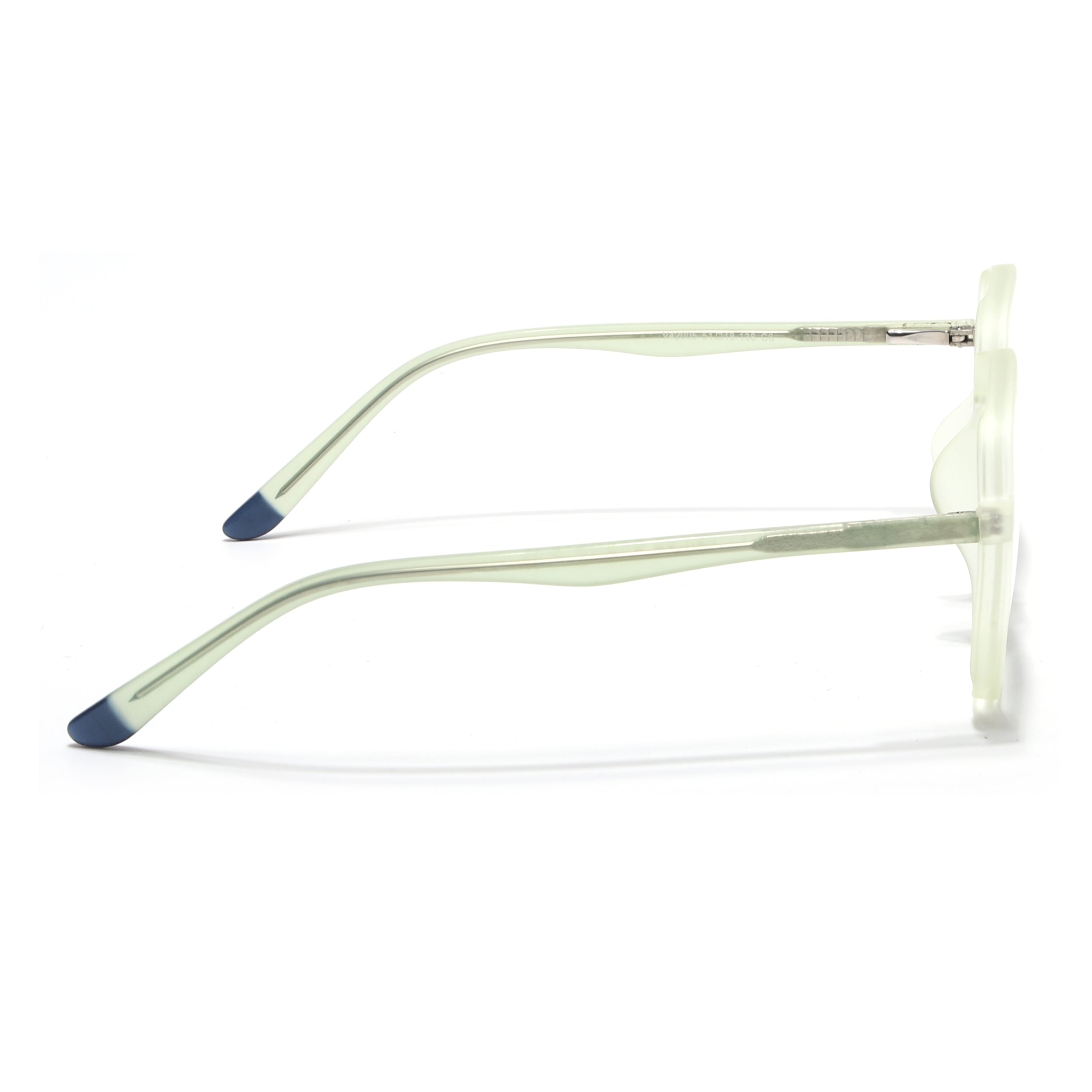 Voyage Transparent Yellow Geometric Eyeglasses for Men & Women (V42005MG4796-C4)