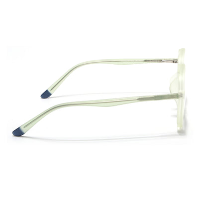 Voyage Transparent Yellow Geometric Eyeglasses for Men & Women (V42005MG4796-C4)