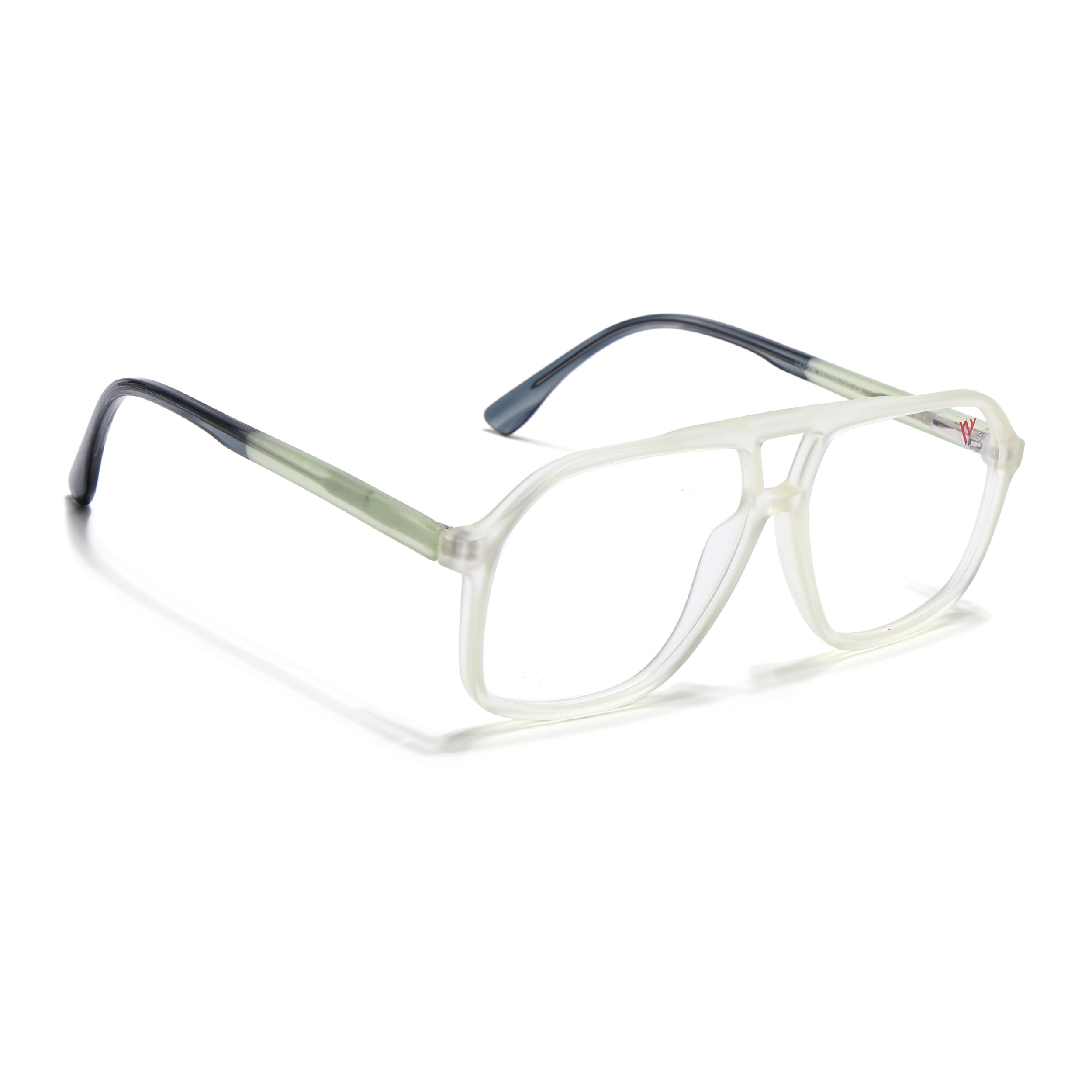 Voyage Maverick Transparent Yellow Wayfarer Eyeglasses for Men & Women (V42006MG4803-C4)