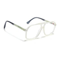 Voyage Maverick Transparent Yellow Wayfarer Eyeglasses for Men & Women (V42006MG4803-C4)