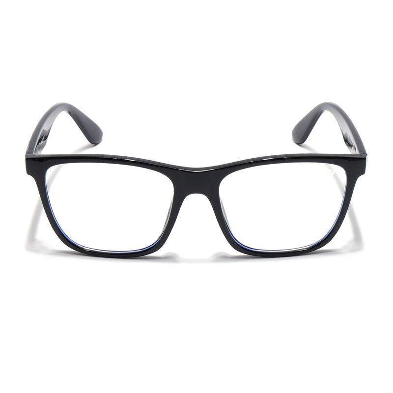 Voyage Shine Black Square Eyeglasses for Men & Women (V4349MG4807)