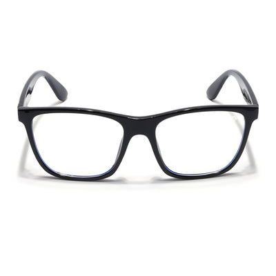 Voyage Shine Black Square Eyeglasses for Men & Women (V4349MG4808)