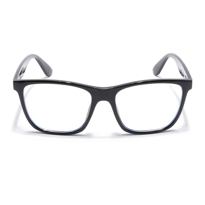 Voyage Shine Black Square Eyeglasses for Men & Women (V4349MG4810)