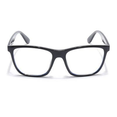 Voyage Shine Black Square Eyeglasses for Men & Women (V4349MG4810)