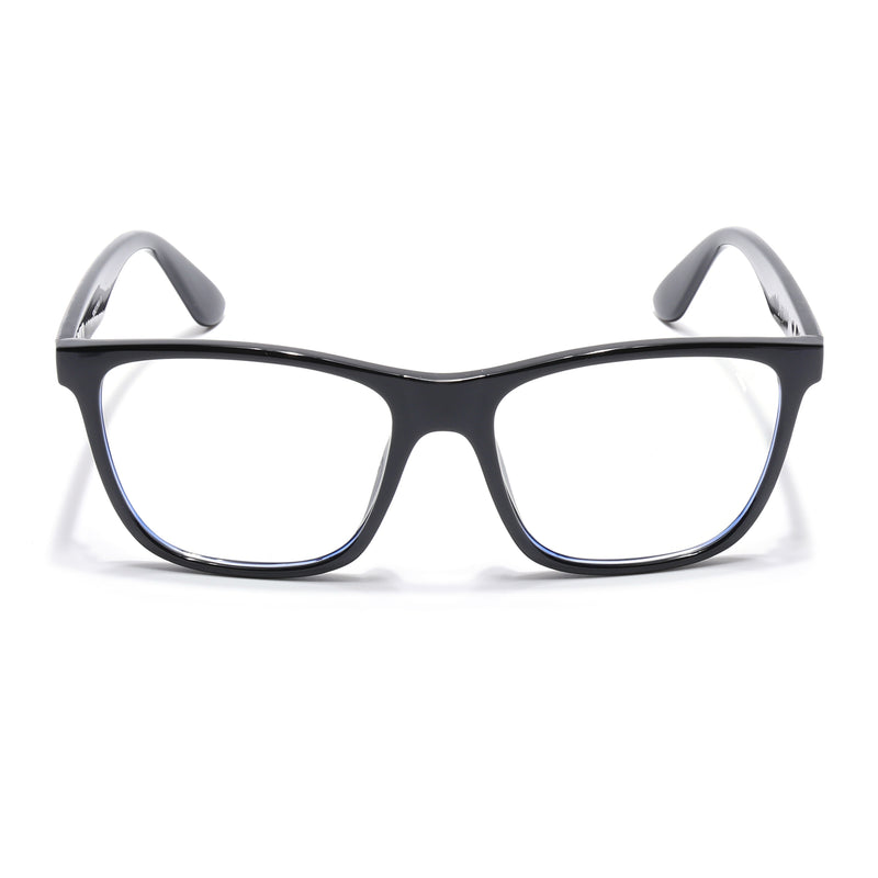 Voyage Shine Black Square Eyeglasses for Men & Women (V4349MG4810)
