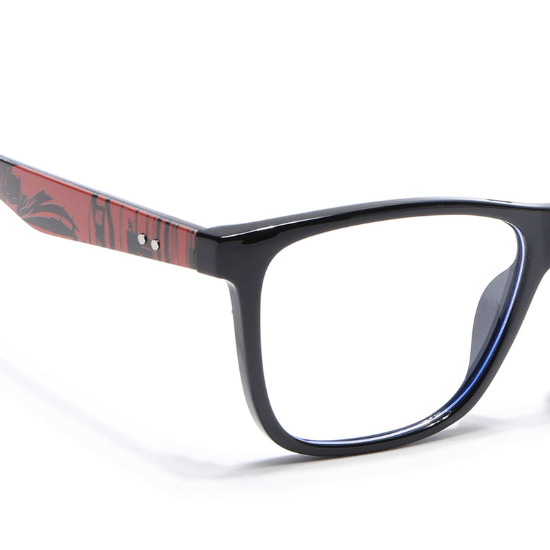 Voyage Shine Black Square Eyeglasses for Men & Women (V4349MG4810)