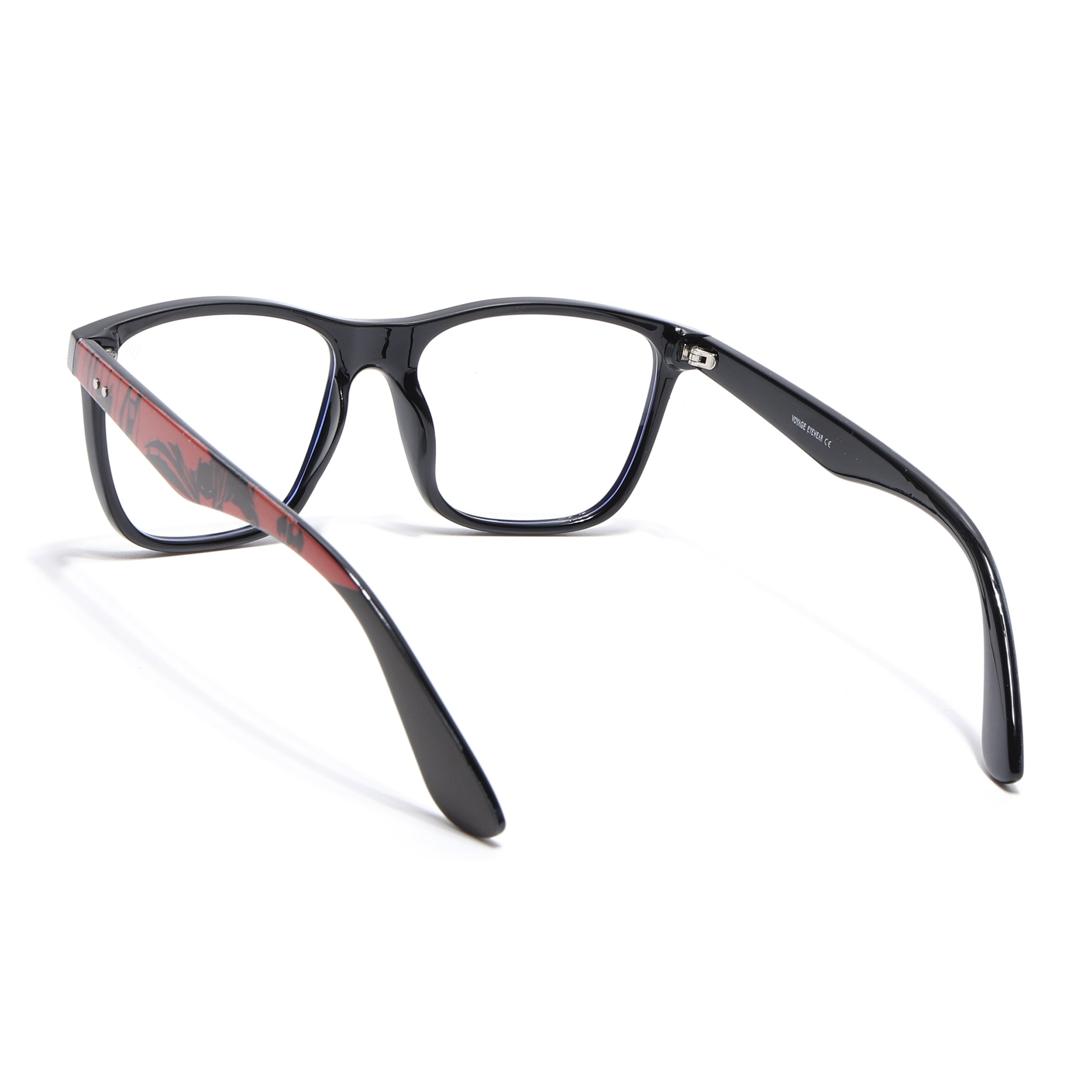 Voyage Shine Black Square Eyeglasses for Men & Women (V4349MG4810)