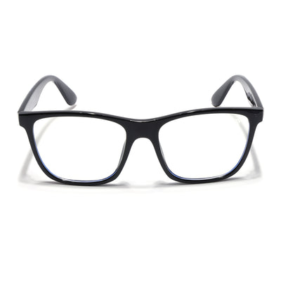 Voyage Shine Black Square Eyeglasses for Men & Women (V4349MG4811)