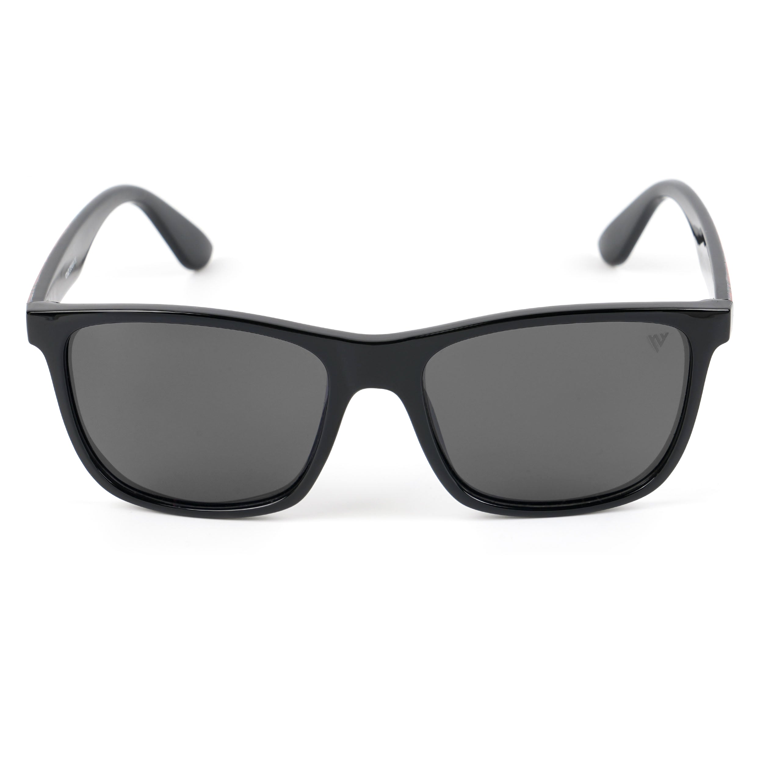 Voyage Square Polarized Sunglasses for Men & Women (Black Lens | Black Frame - PMG4812)