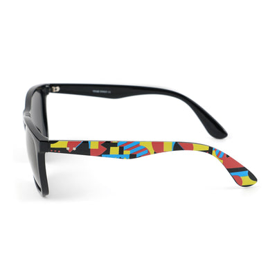 Voyage Square Polarized Sunglasses for Men & Women (Black Lens | Black Frame - PMG4813)