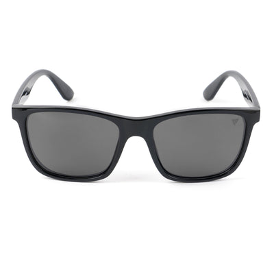 Voyage Square Polarized Sunglasses for Men & Women (Black Lens | Black Frame - PMG4815)