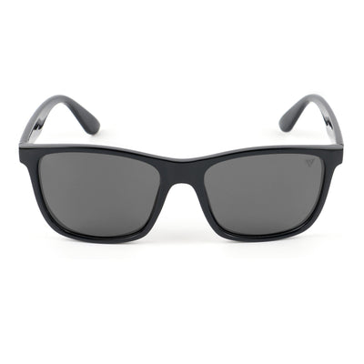 Voyage Square Polarized Sunglasses for Men & Women (Black Lens | Black Frame - PMG4816)