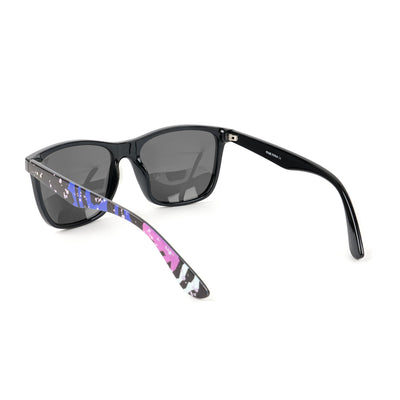 Voyage Square Polarized Sunglasses for Men & Women (Black Lens | Black Frame - PMG4816)