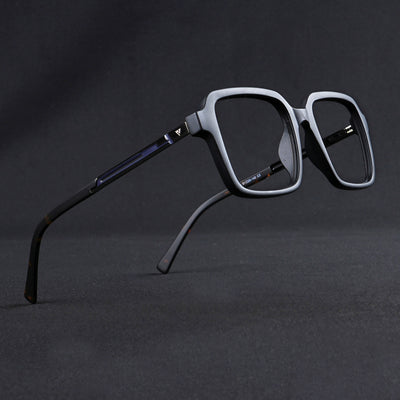 Voyage Apex Matt Black Square Eyeglasses for Men & Women (V62004MG5360-C1)