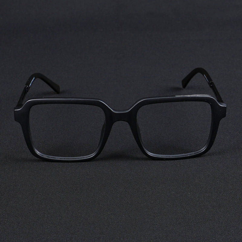 Voyage Apex Matt Black Square Eyeglasses for Men & Women (V62004MG5360-C1)