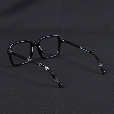 Voyage Apex Shine Black Square Eyeglasses for Men & Women (V62004MG5361-C2)