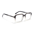 Voyage Apex Black & Transparent Square Eyeglasses for Men & Women (V62004MG5362-C3)
