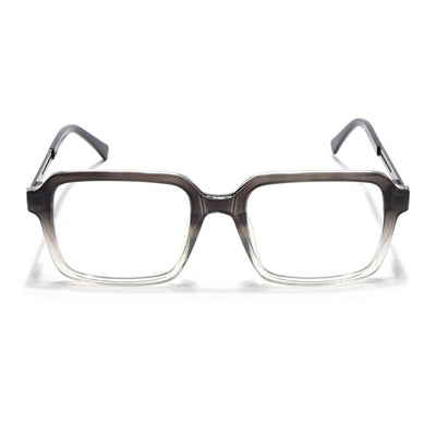 Voyage Apex Black & Transparent Square Eyeglasses for Men & Women (V62004MG5362-C3)