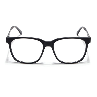 Voyage Apex Matt Black Square Eyeglasses for Men & Women (V62005MG5366-C1)