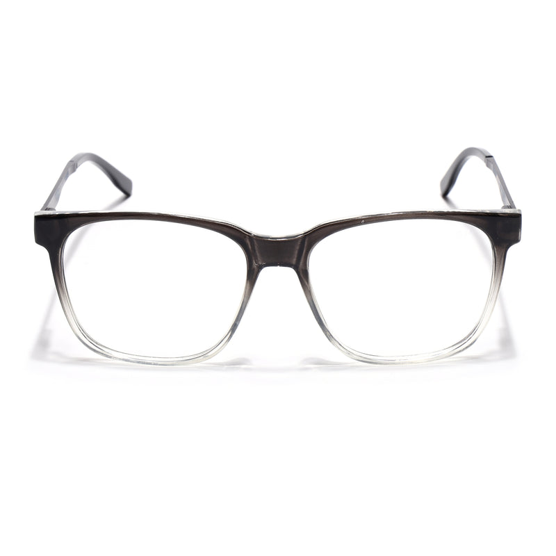 Voyage Apex Black & Transparent Square Eyeglasses for Men & Women (V62005MG5368-C3)