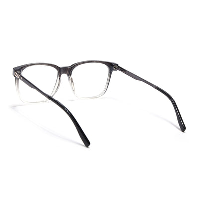 Voyage Apex Black & Transparent Square Eyeglasses for Men & Women (V62005MG5368-C3)