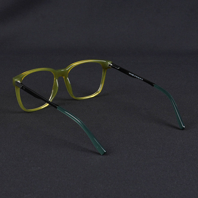 Voyage Apex Green Square Eyeglasses for Men & Women (V62005MG5371-C6)