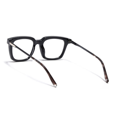 Voyage Apex Shine Black Square Eyeglasses for Women (V62006MG5372-C1)