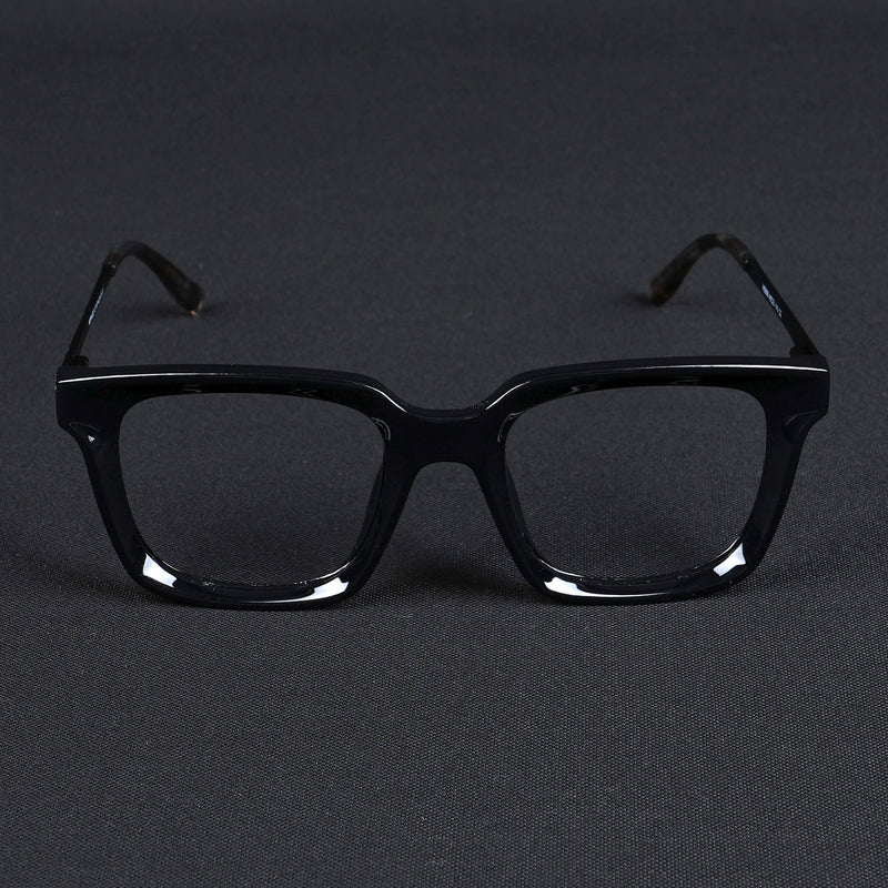 Voyage Apex Shine Black Square Eyeglasses for Women (V62006MG5372-C1)
