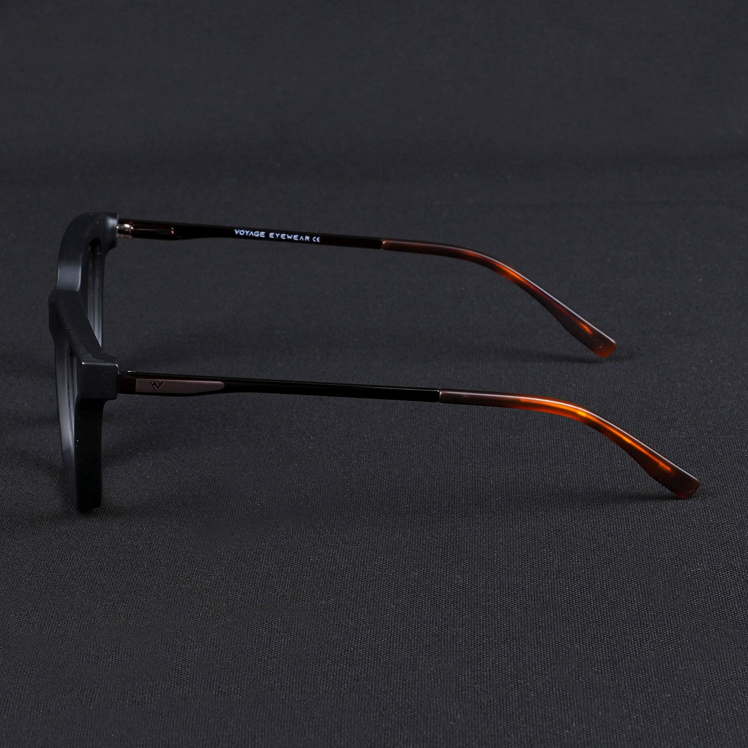Voyage Apex Matt Black Square Eyeglasses for Women (V62006MG5373-C2)