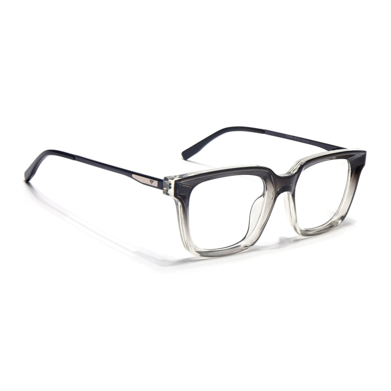 Voyage Apex Black & Transparent Square Eyeglasses for Women (V62006MG5374-C3)