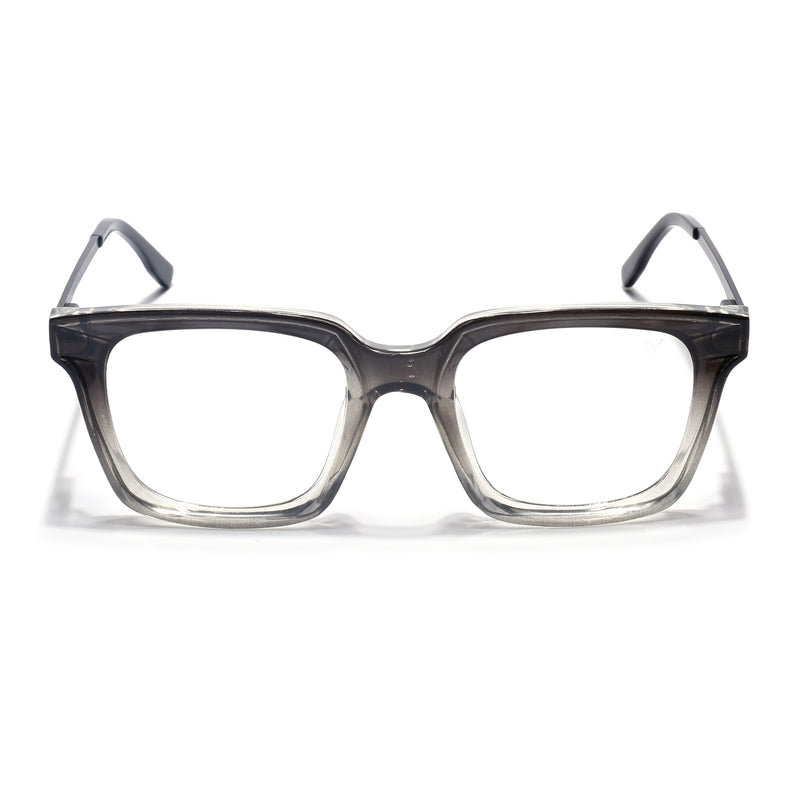 Voyage Apex Black & Transparent Square Eyeglasses for Women (V62006MG5374-C3)