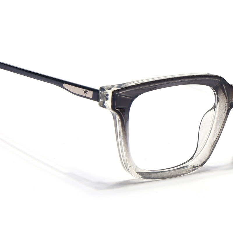 Voyage Apex Black & Transparent Square Eyeglasses for Women (V62006MG5374-C3)