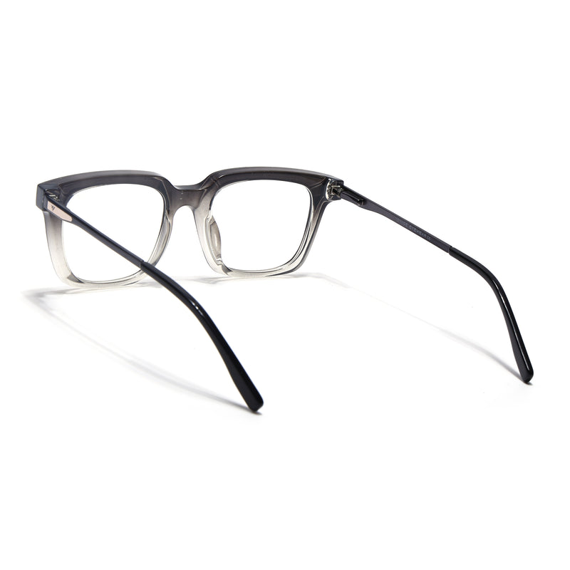 Voyage Apex Black & Transparent Square Eyeglasses for Women (V62006MG5374-C3)