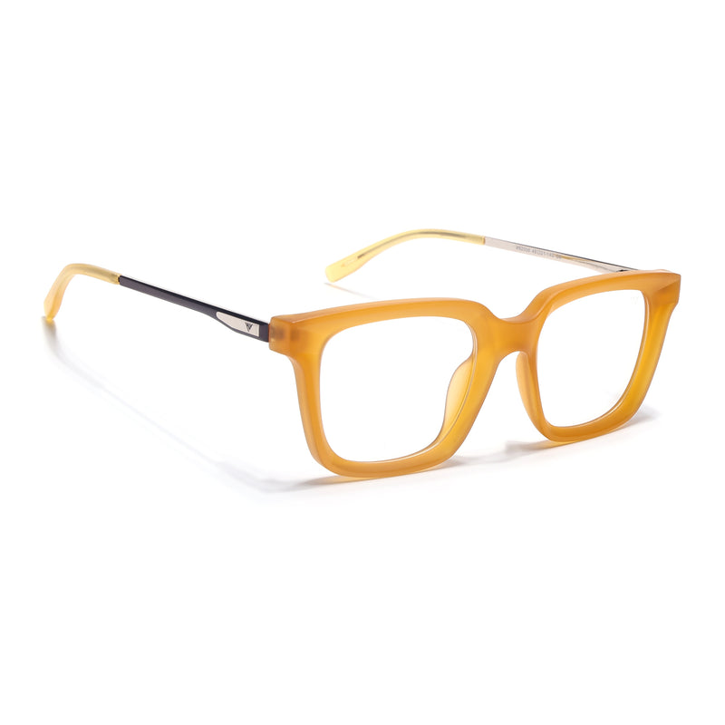 Voyage Apex Orange Square Eyeglasses for Women (V62006MG5376-C5)