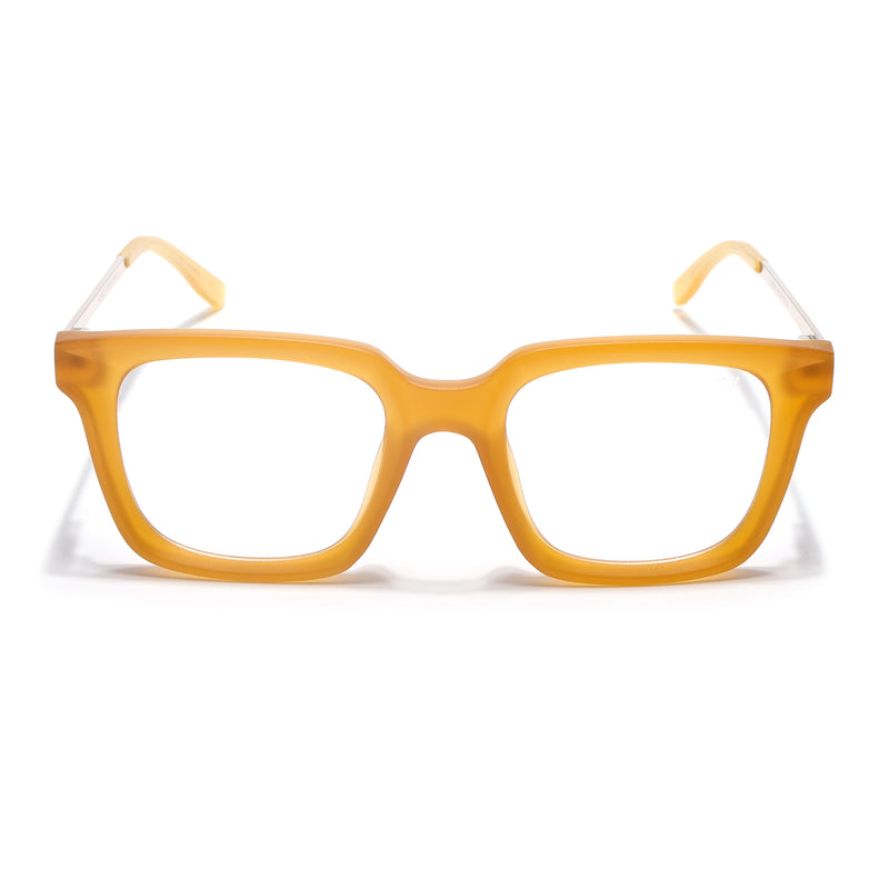 Voyage Apex Orange Square Eyeglasses for Women (V62006MG5376-C5)