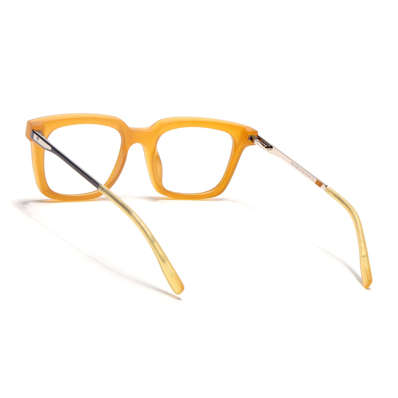 Voyage Apex Orange Square Eyeglasses for Women (V62006MG5376-C5)