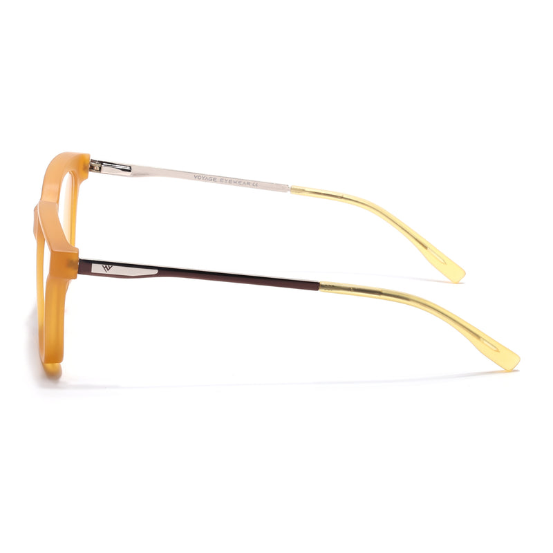 Voyage Apex Orange Square Eyeglasses for Women (V62006MG5376-C5)