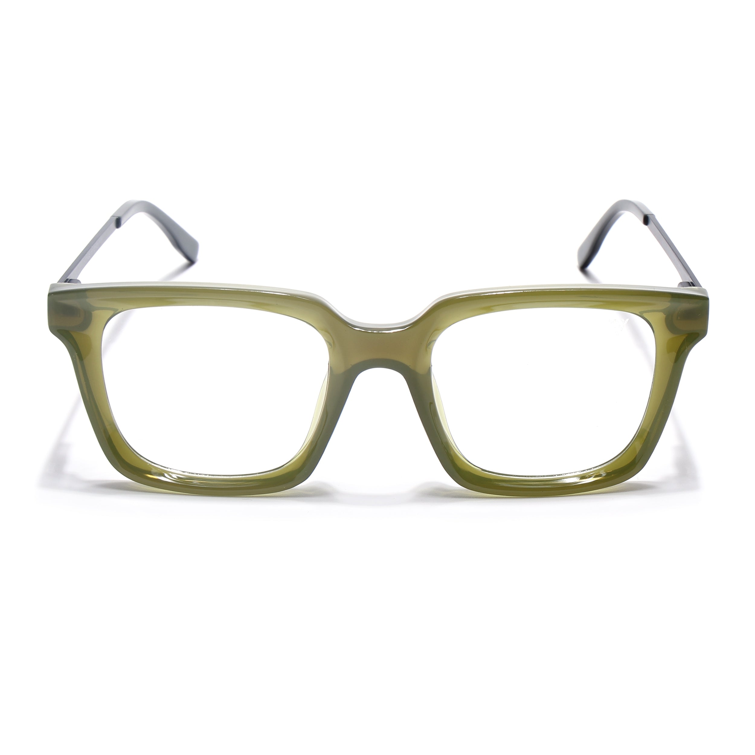 Voyage Apex Green Square Eyeglasses for Women (V62006MG5377-C6)