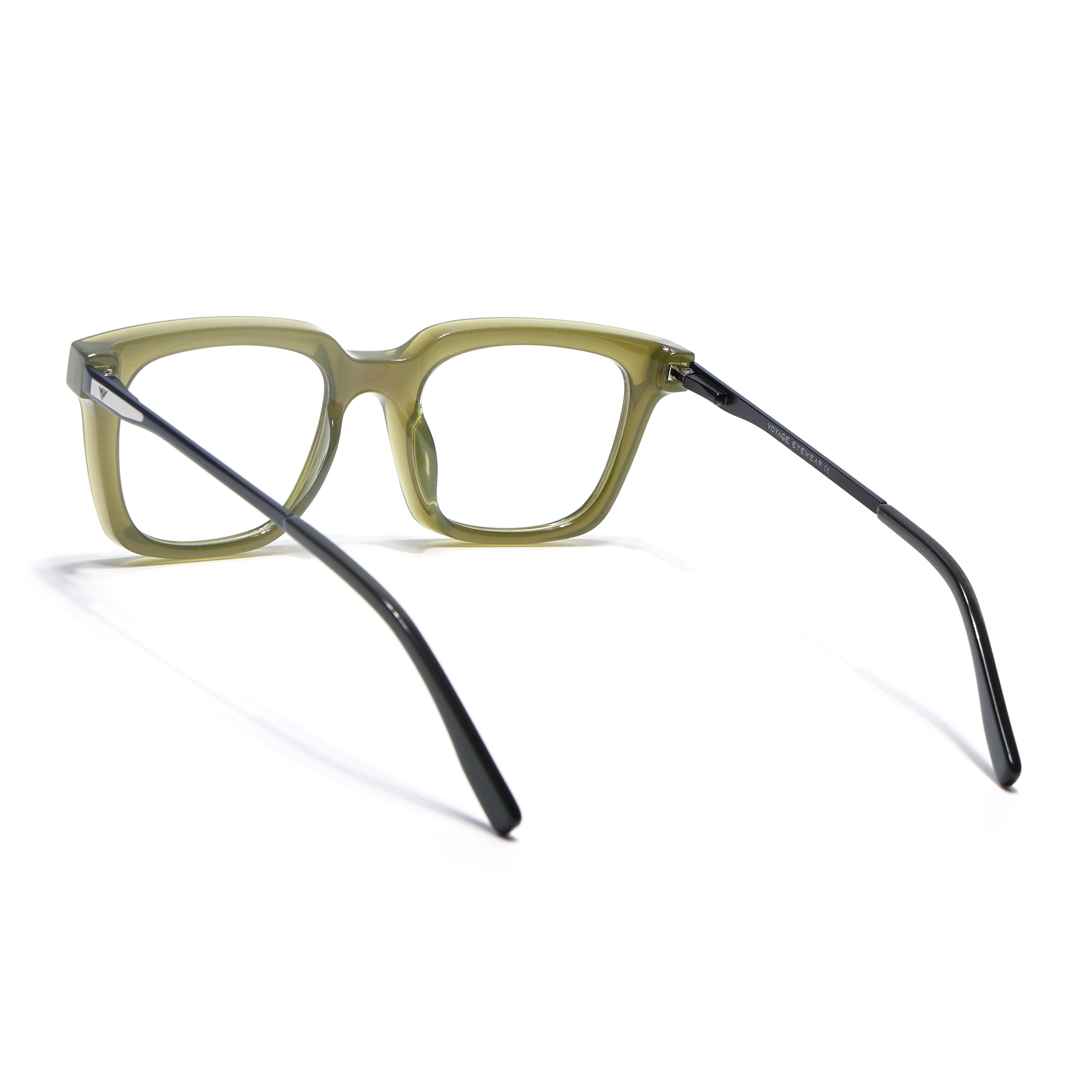 Voyage Apex Green Square Eyeglasses for Women (V62006MG5377-C6)