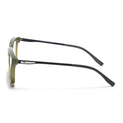 Voyage Apex Green Square Eyeglasses for Women (V62006MG5377-C6)
