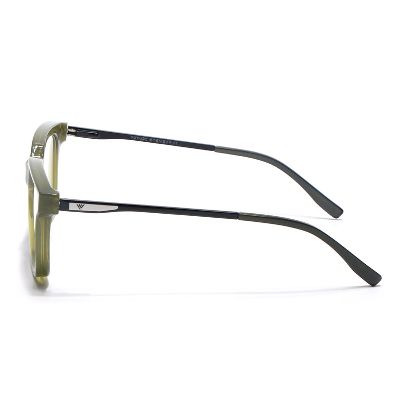 Voyage Apex Green Square Eyeglasses for Women (V62006MG5377-C6)