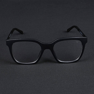 Voyage Apex Matt Black Square Eyeglasses for Men & Women (V62007MG5378-C1)
