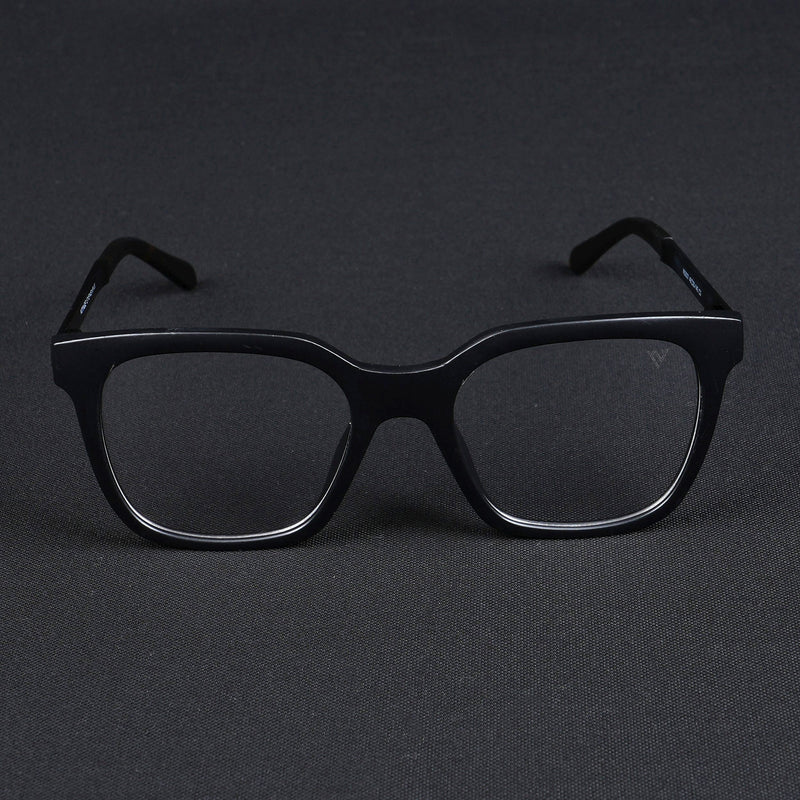 Voyage Apex Matt Black Square Eyeglasses for Men & Women (V62007MG5378-C1)