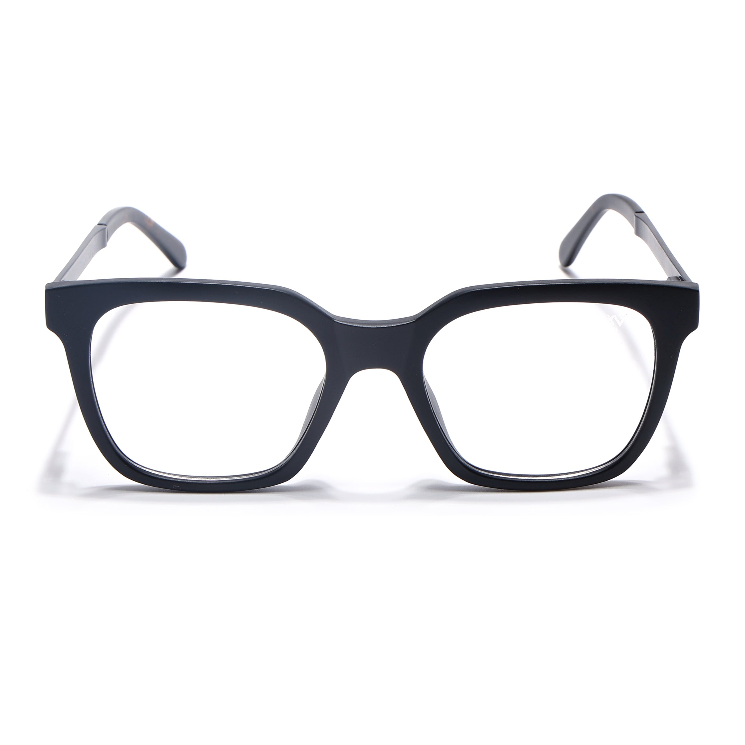 Voyage Apex Matt Black Square Eyeglasses for Men & Women (V62007MG5378-C1)