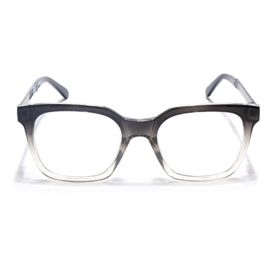 Voyage Apex Black & Transparent Square Eyeglasses for Men & Women (V62007MG5380-C3)