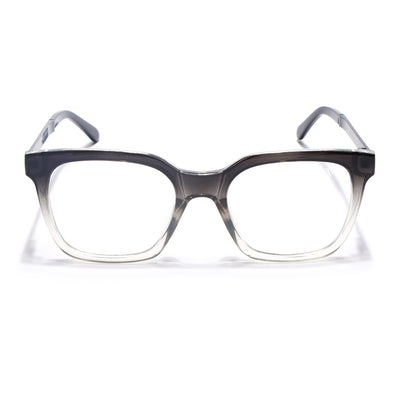 Voyage Apex Black & Transparent Square Eyeglasses for Men & Women (V62007MG5380-C3)