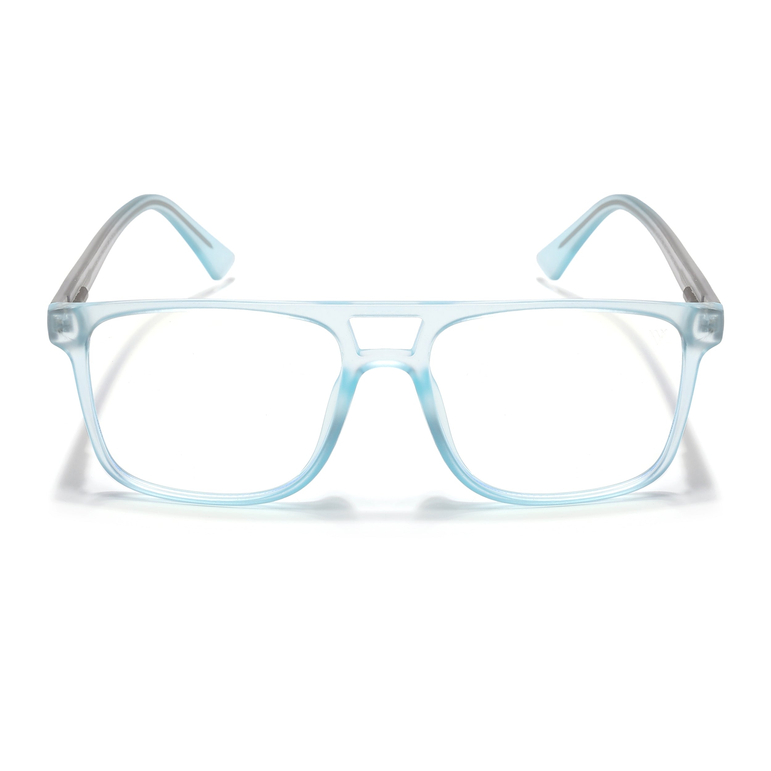 Voyage Light Blue Wayfarer Eyeglasses for Men & Women (V98001MG5486-C5)