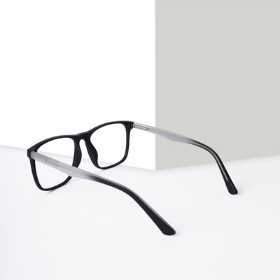 Voyage Black Square Eyeglasses for Men & Women (V98002MG5489-C3)