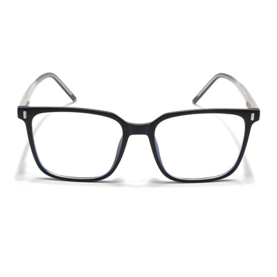 Voyage Black Square Eyeglasses for Men & Women (V98003MG5495-C4)
